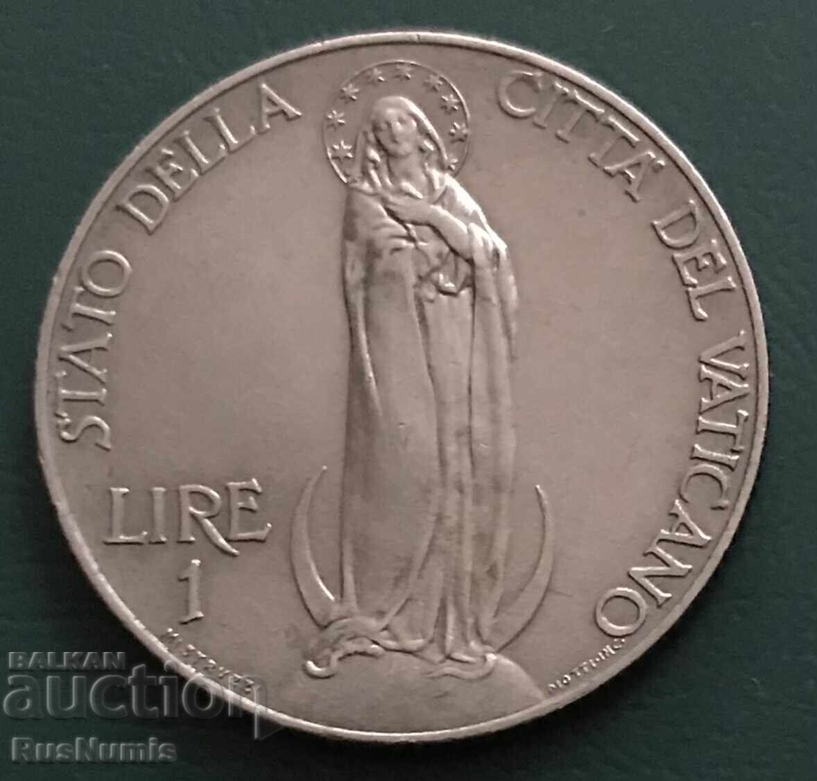 The Vatican. 1 lira 1930 The Vatican. 1 lira 1930
