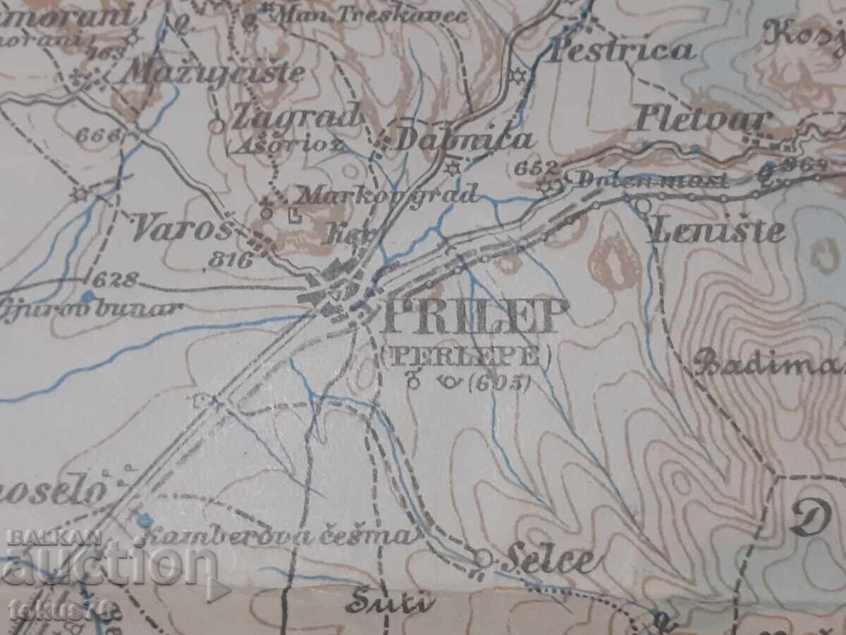 Παλιός μεγάλος χάρτης της Μακεδονίας - 7 Παλιός μεγάλος χάρτης της Μακεδονίας - 7