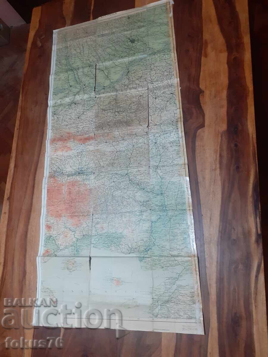 Parte dintr-o hartă veche a Bucureștiului din 1943 Parte dintr-o hartă veche a Bucureștiului din 1943