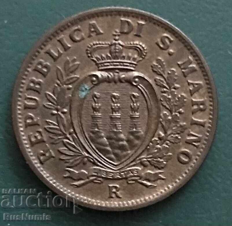 San Marino. 10 centesims 1935 San Marino. 10 centesims 1935