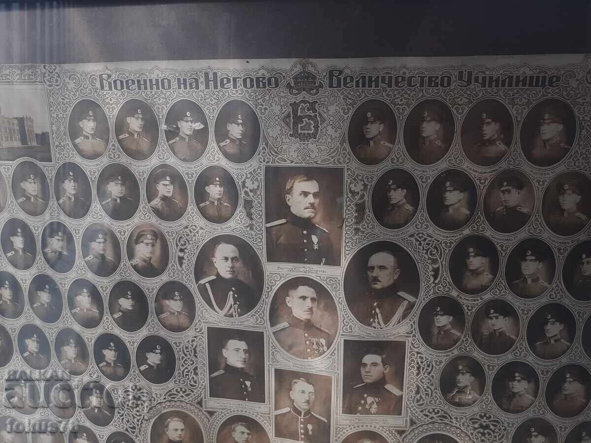 Аукцион Стара царска военна голяма снимка с рамка под стъкло Аукцион Стара царска военна голяма снимка с рамка под стъкло