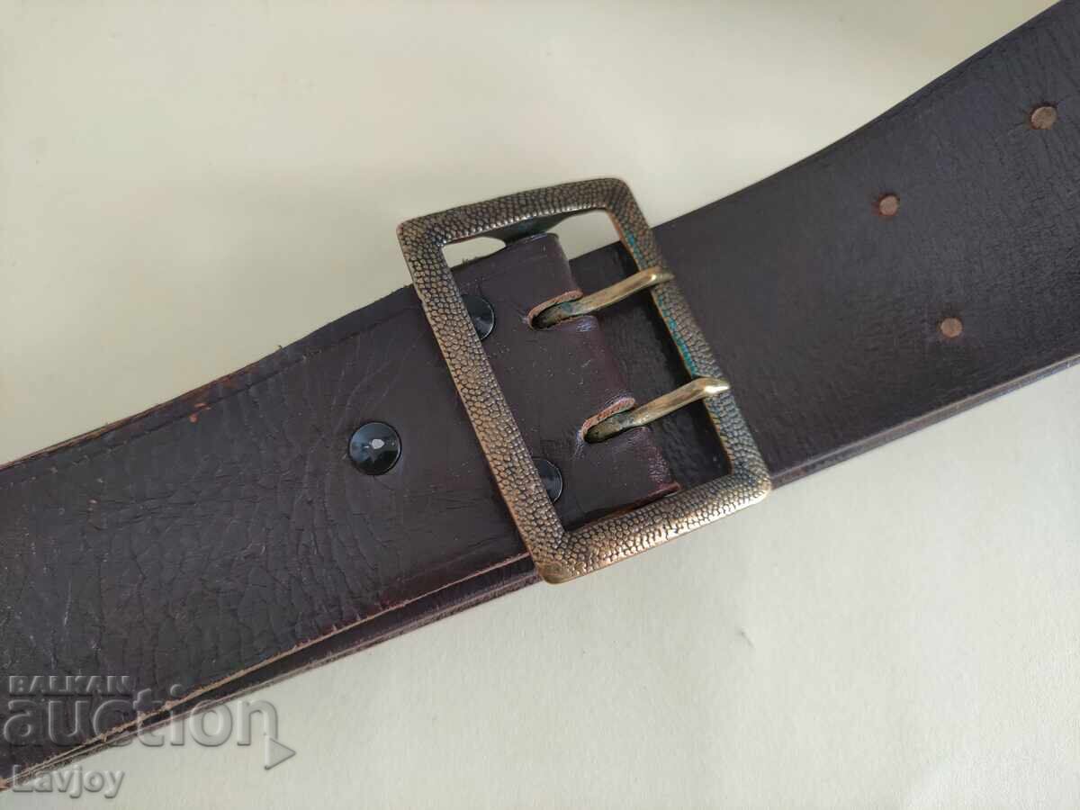 Auction Old officer's military belt Auction Old officer's military belt