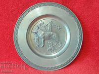 Metal wall plate Dog German Shepherd markings