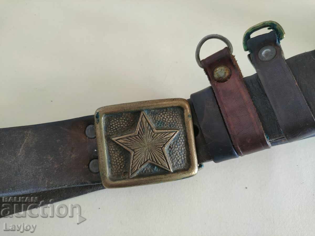 Old military belt ### with price 30.00 BGN | € 15.34
