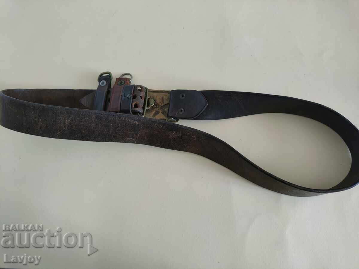 Auction  Old military belt ###