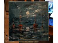 A. Yordanov oil painting - Seascape - Ships