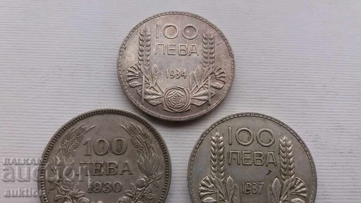 LOT OF 100 LEVA 1930, 1934, 1937 FOR COLLECTION with price 179.99 BGN | € 92.03 LOT OF 100 LEVA 1930, 1934, 1937 FOR COLLECTION with price 179.99 BGN | € 92.03