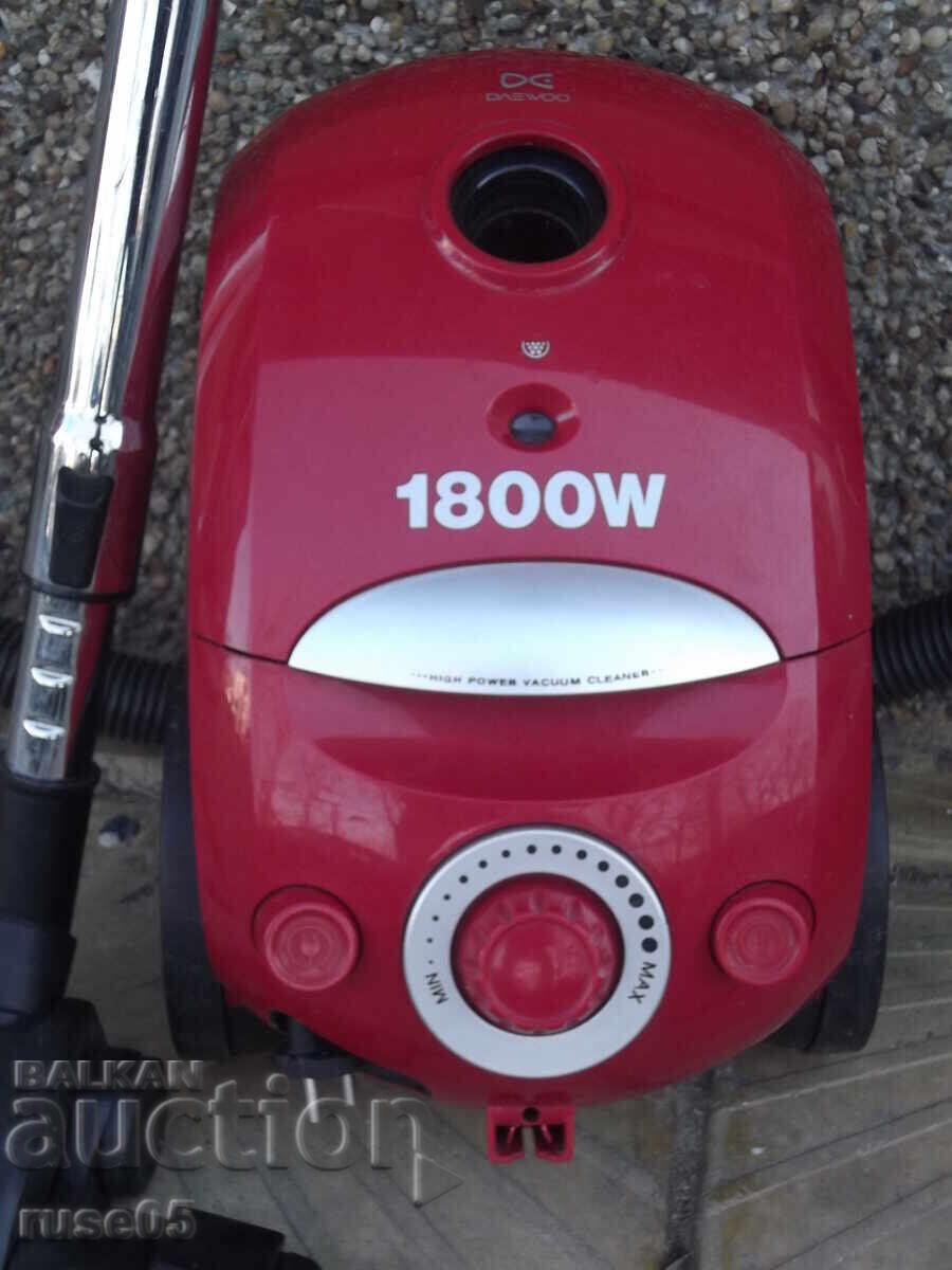 Auction Vacuum cleaner "DAEWOO - RC-L381R" working Auction Vacuum cleaner "DAEWOO - RC-L381R" working