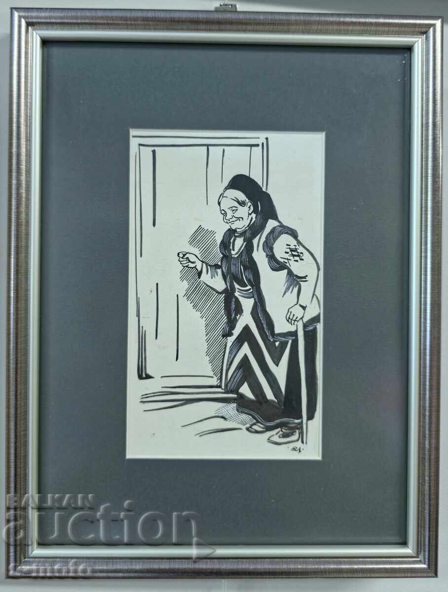 Livrarea Vadim Lazarkevich (1895 - 1963) Desen, ilustrație cu cerneală Livrarea Vadim Lazarkevich (1895 - 1963) Desen, ilustrație cu cerneală