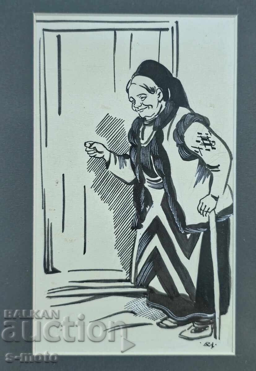 Vadim Lazarkevich (1895 - 1963) Drawing, Ink illustration - 5
