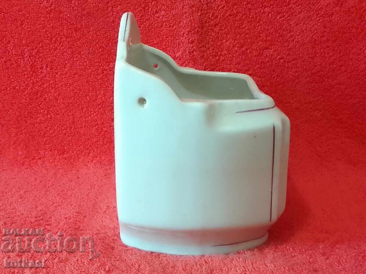 Delivery of Old Bulgarian porcelain dish Flour jar