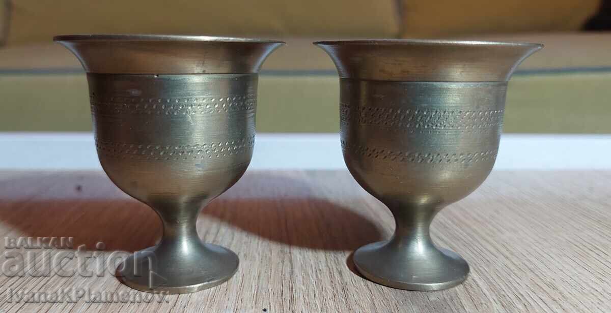 Vintage bronze coffee cups for connoisseurs - 6 Vintage bronze coffee cups for connoisseurs - 6