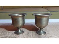 Чашки хаванчета винтидж бронз за ценители