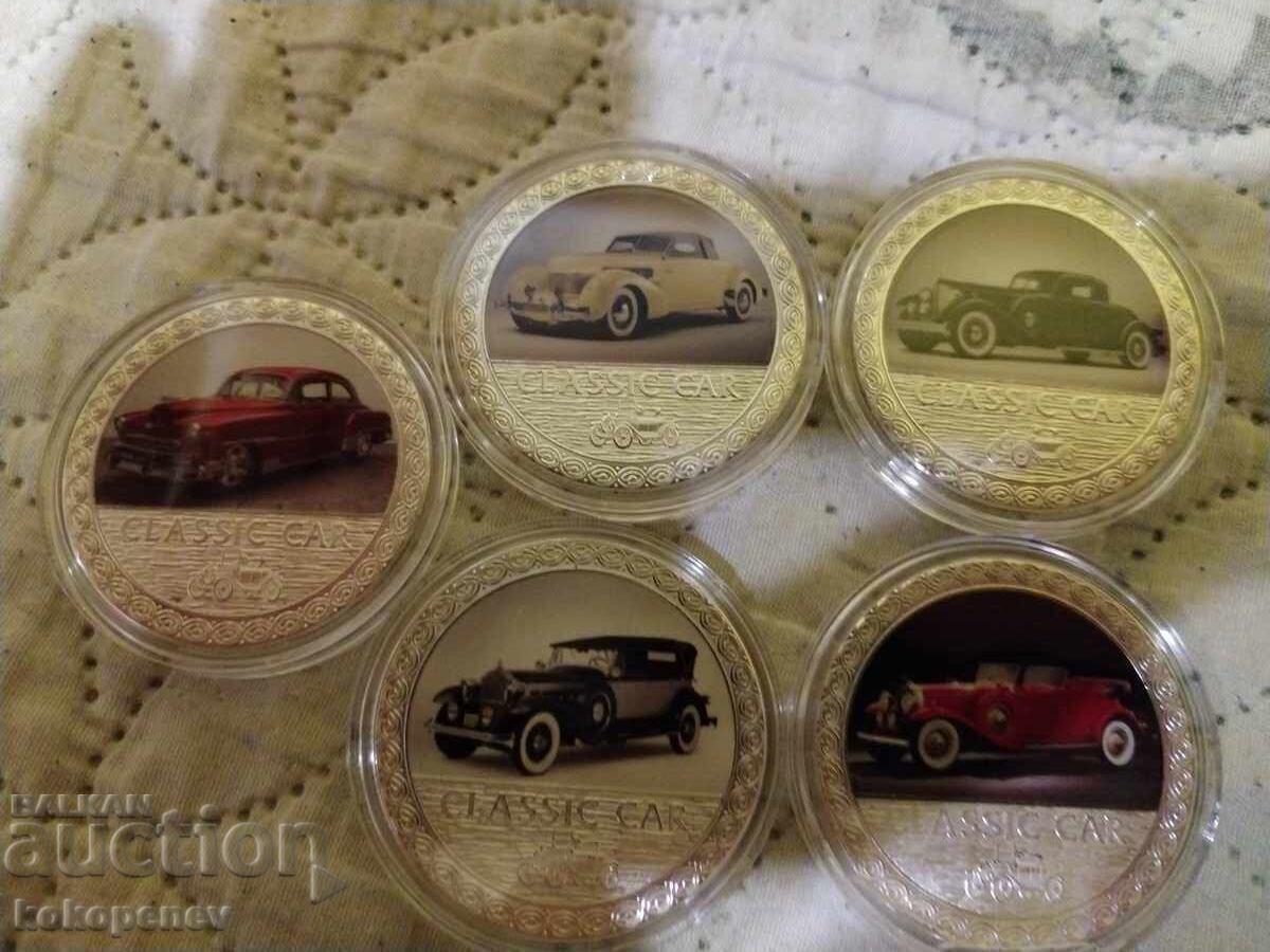 Classic car coins Classic car coins