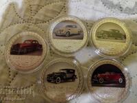 Classic car coins