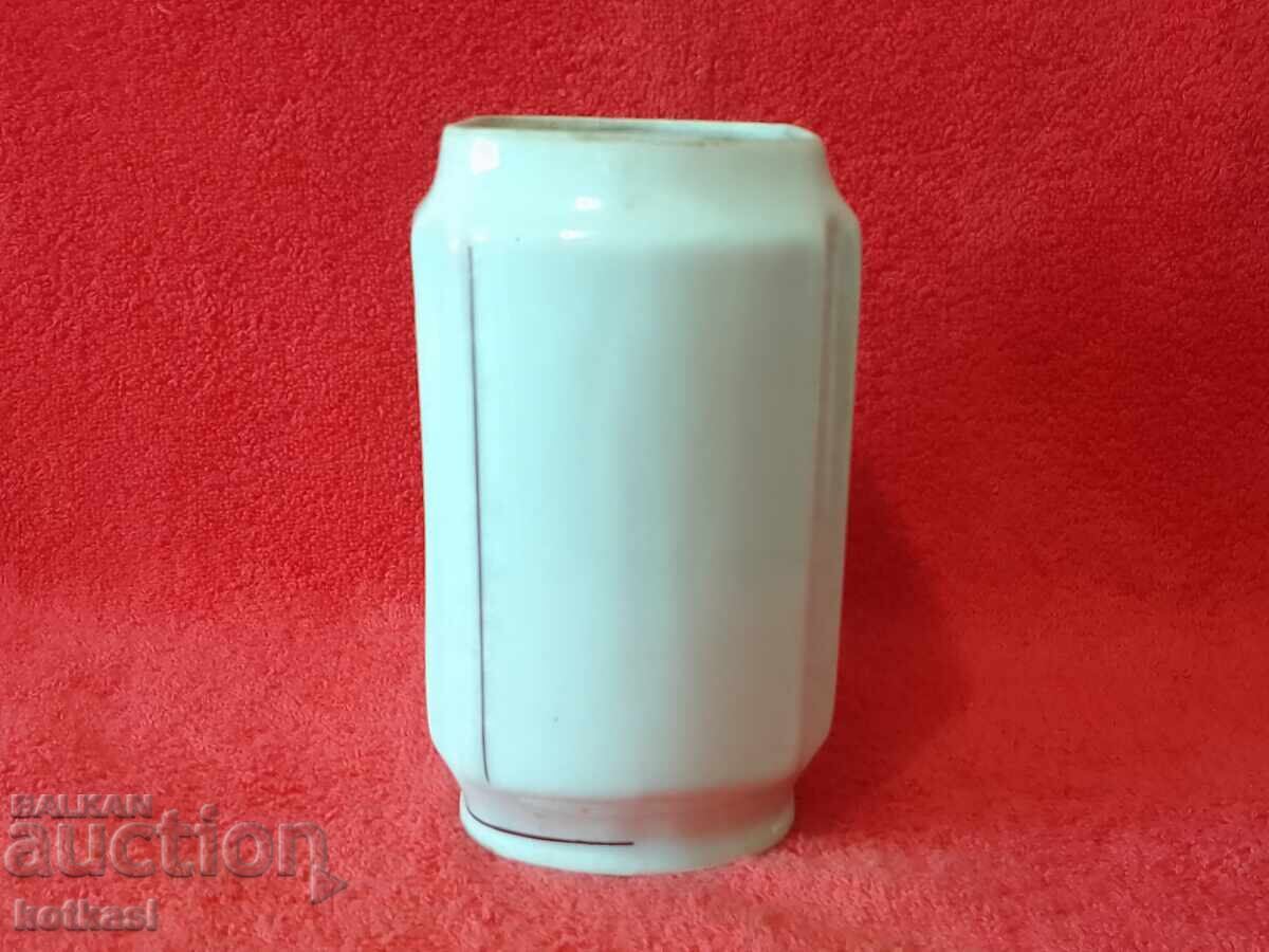 Old Bulgarian porcelain pot Coffee jar with price 4.50 BGN | € 2.30 Old Bulgarian porcelain pot Coffee jar with price 4.50 BGN | € 2.30