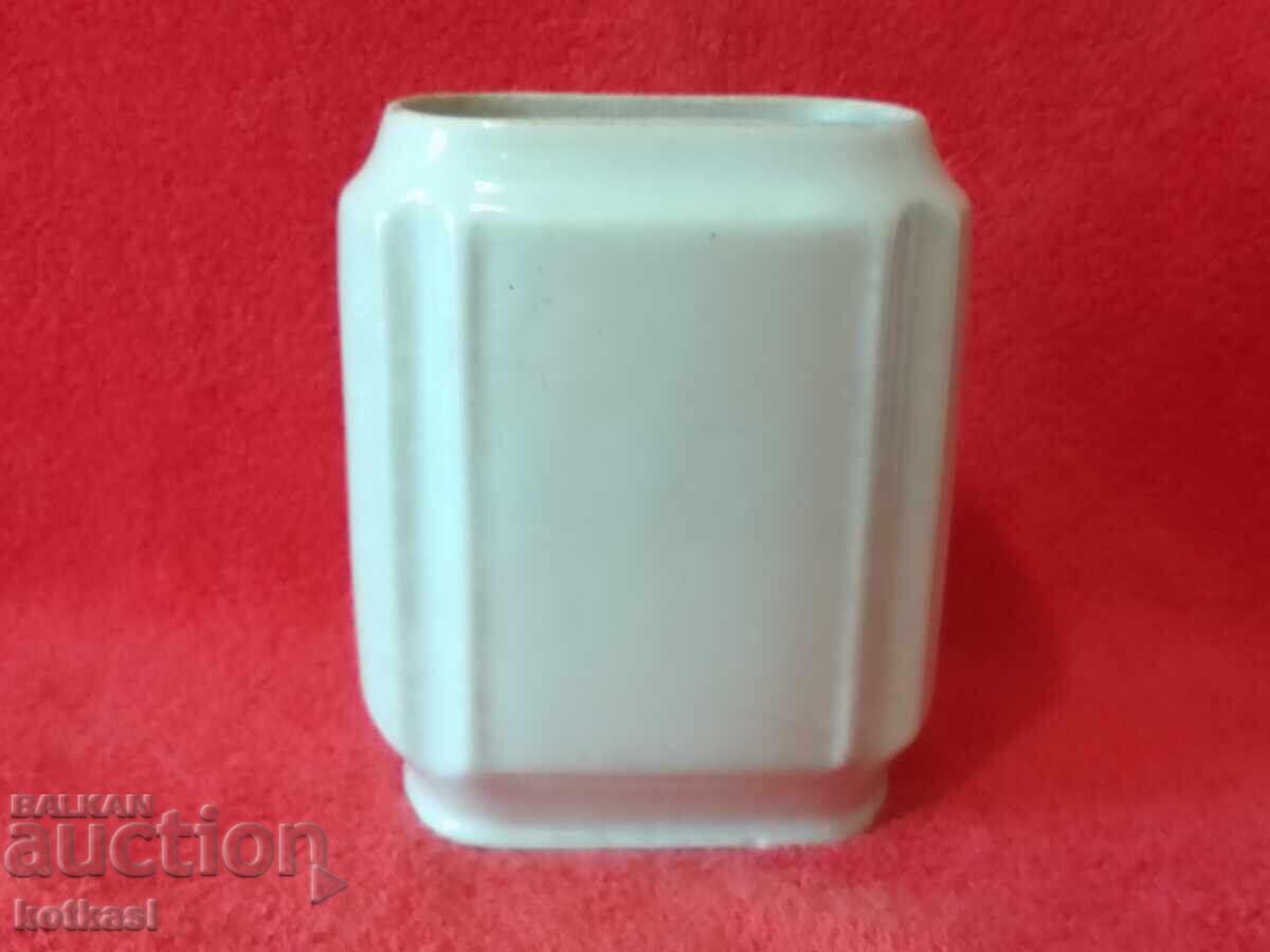 Auction Old Bulgarian porcelain pot Coffee jar Auction Old Bulgarian porcelain pot Coffee jar