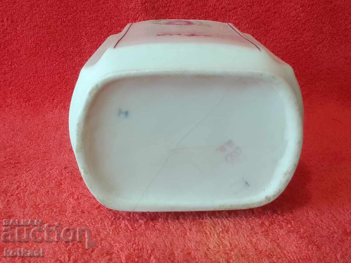 Old Bulgarian porcelain pot Coffee jar - 6 Old Bulgarian porcelain pot Coffee jar - 6