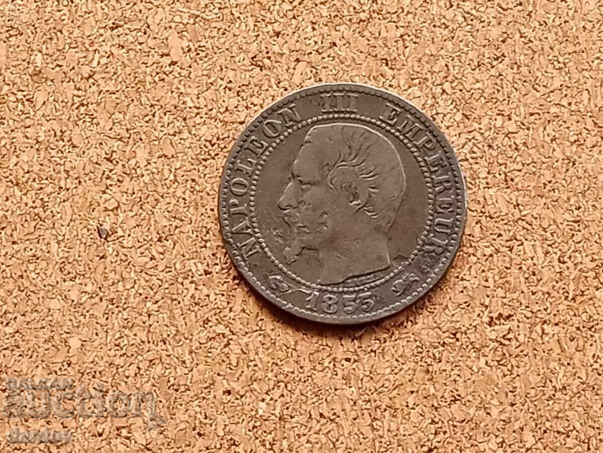 France, 5 centimes 1855. with price 12.00 BGN | € 6.14 France, 5 centimes 1855. with price 12.00 BGN | € 6.14