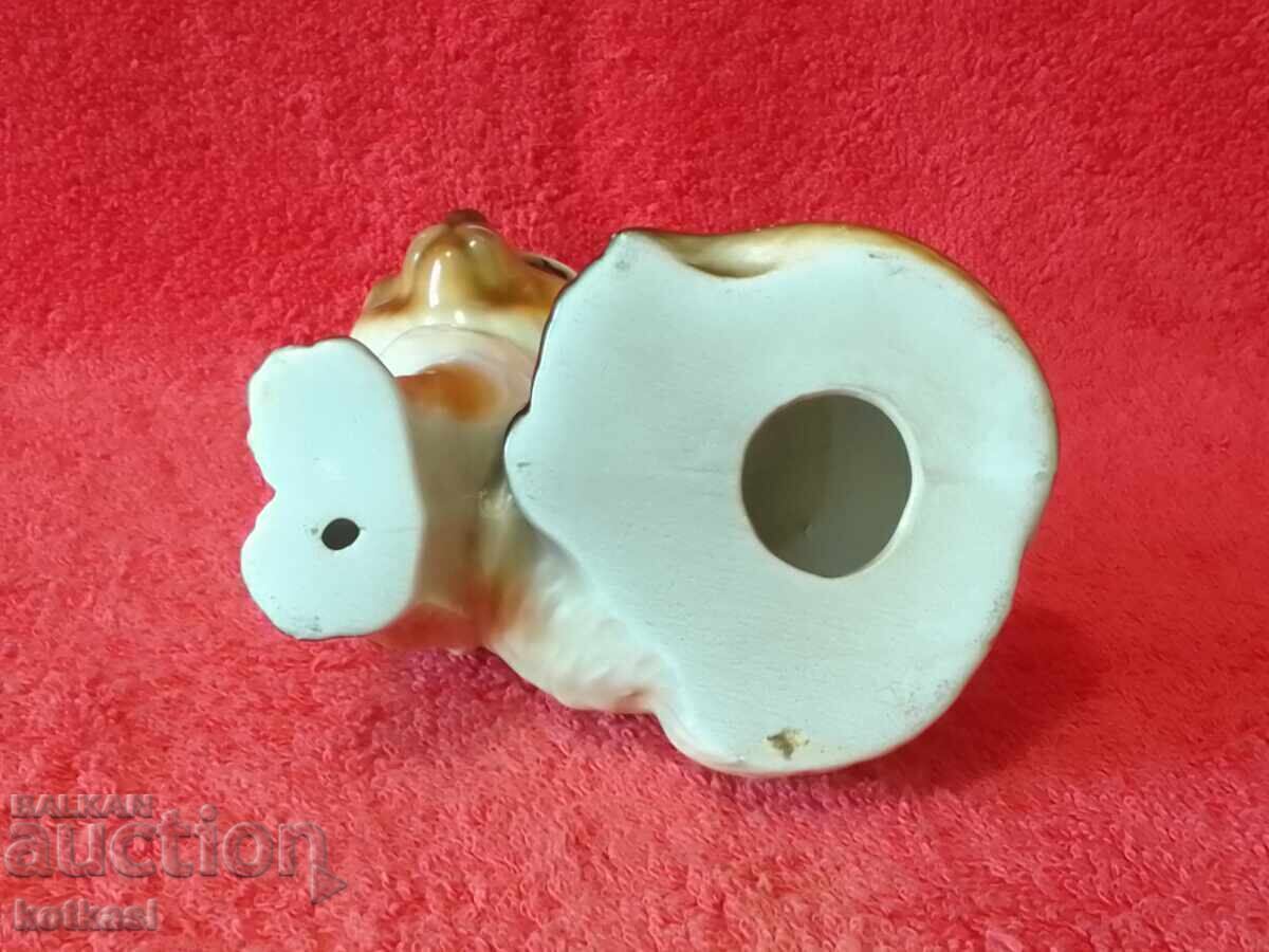 Стара порцеланова фигура на Котка - 6