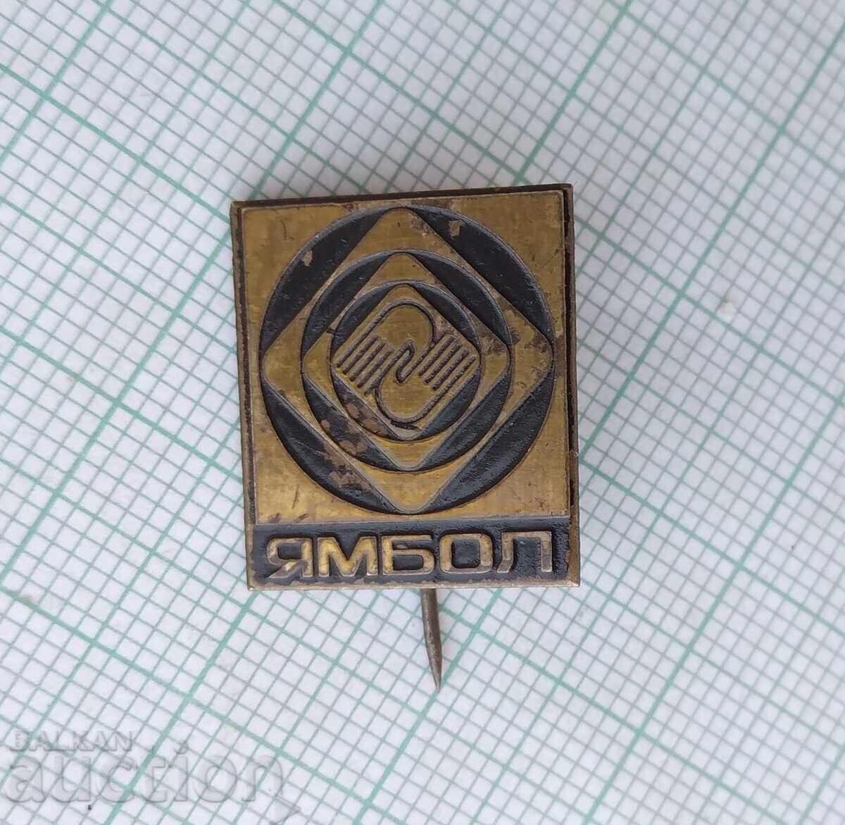 18456 Badge - TNTM Yambol with price 1.50 BGN | € 0.77