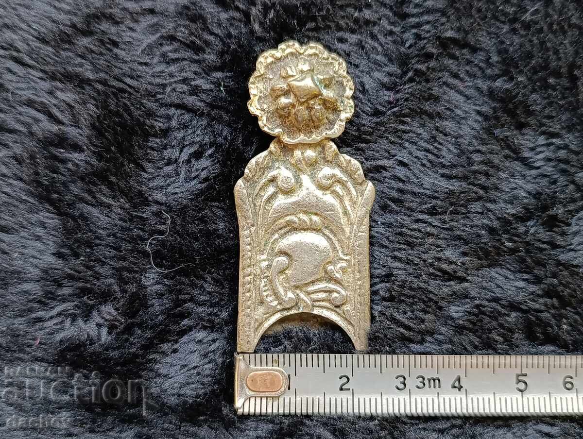 Renaissance Silver Half Buckle Belt Costume 19th Century - 6 Renaissance Silver Half Buckle Belt Costume 19th Century - 6