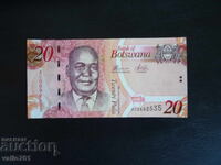 BOTSWANA 20 PULA 2012 NEW UNC