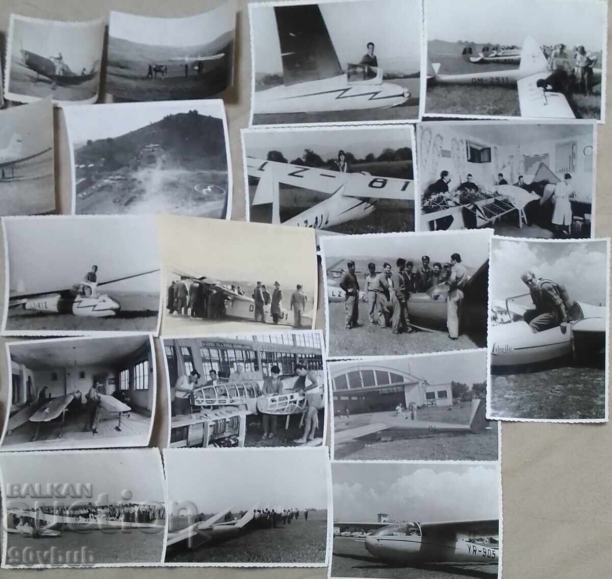 Auction Old photos with airplanes, airport - 22 pcs. Auction Old photos with airplanes, airport - 22 pcs.