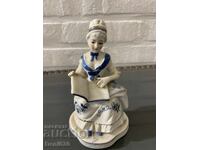 Old porcelain figure with markings