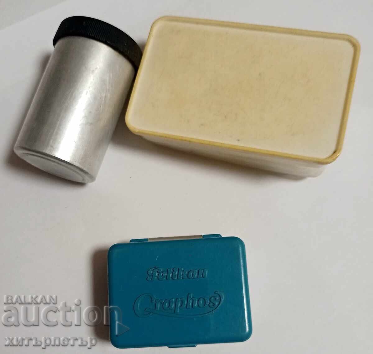 Auction Boxes of 3 assorted items and a pen Auction Boxes of 3 assorted items and a pen