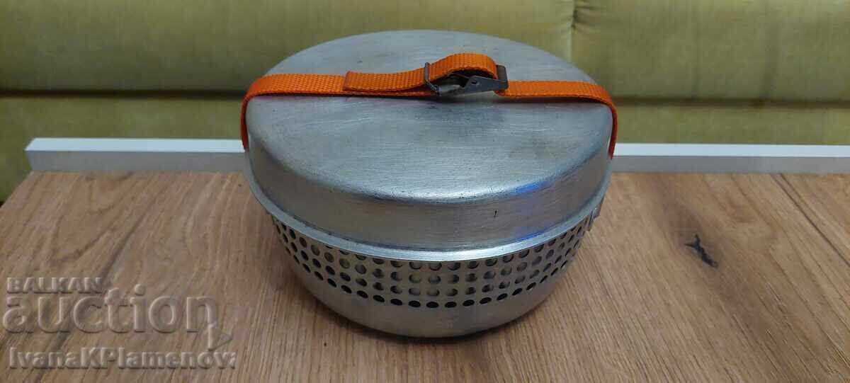 Aluminum travel set for connoisseurs Aluminum travel set for connoisseurs