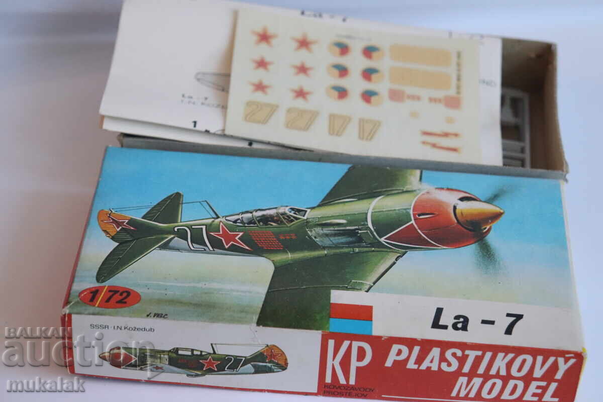 1:72 LA - 7 FIGHTER PLANE RETRO MODEL FOR ASSEMBLY with price 25.00 BGN | € 12.78 1:72 LA - 7 FIGHTER PLANE RETRO MODEL FOR ASSEMBLY with price 25.00 BGN | € 12.78
