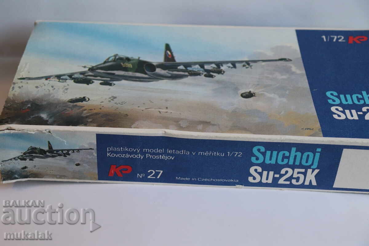 1:72 SU -25K FIGHTER PLANE RETRO MODEL FOR ASSEMBLY with price 25.00 BGN | € 12.78 1:72 SU -25K FIGHTER PLANE RETRO MODEL FOR ASSEMBLY with price 25.00 BGN | € 12.78