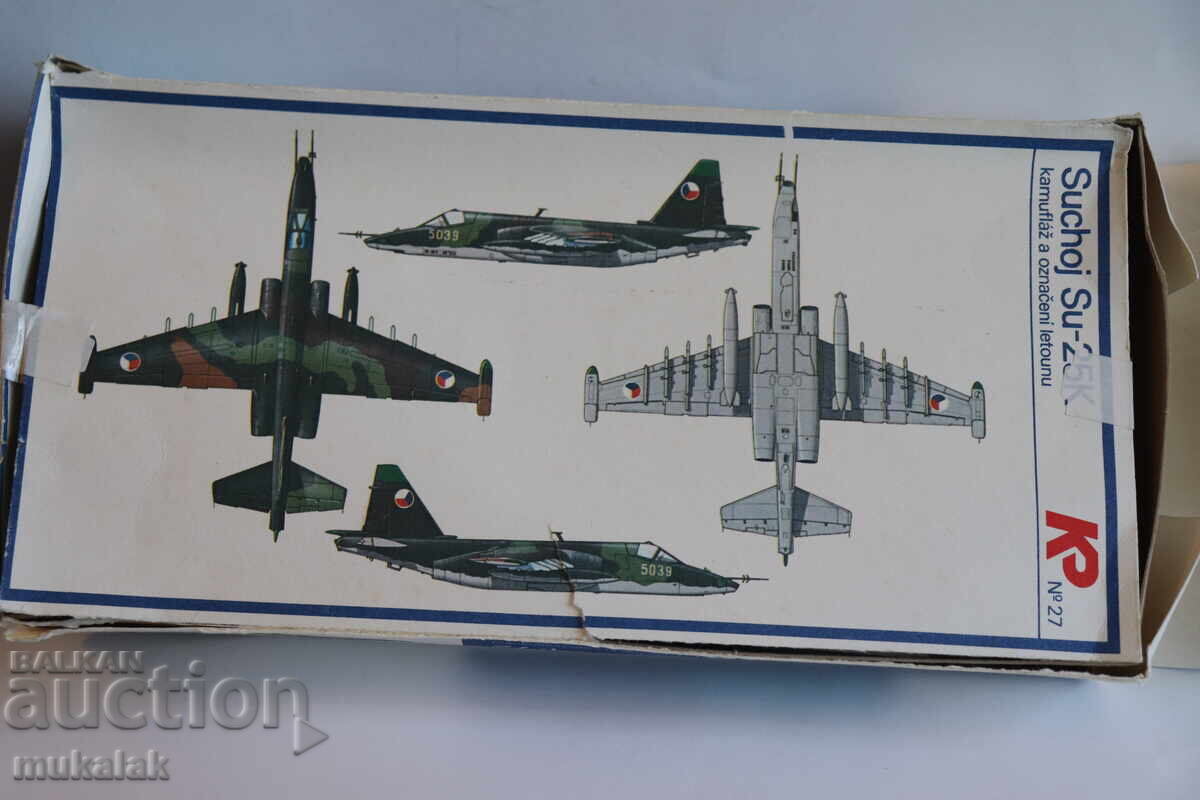 Auction 1:72 SU -25K FIGHTER PLANE RETRO MODEL FOR ASSEMBLY Auction 1:72 SU -25K FIGHTER PLANE RETRO MODEL FOR ASSEMBLY