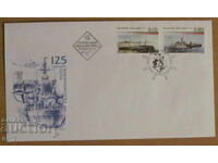 First postal envelope 2004 - 125 years of the Bulgarian Navy