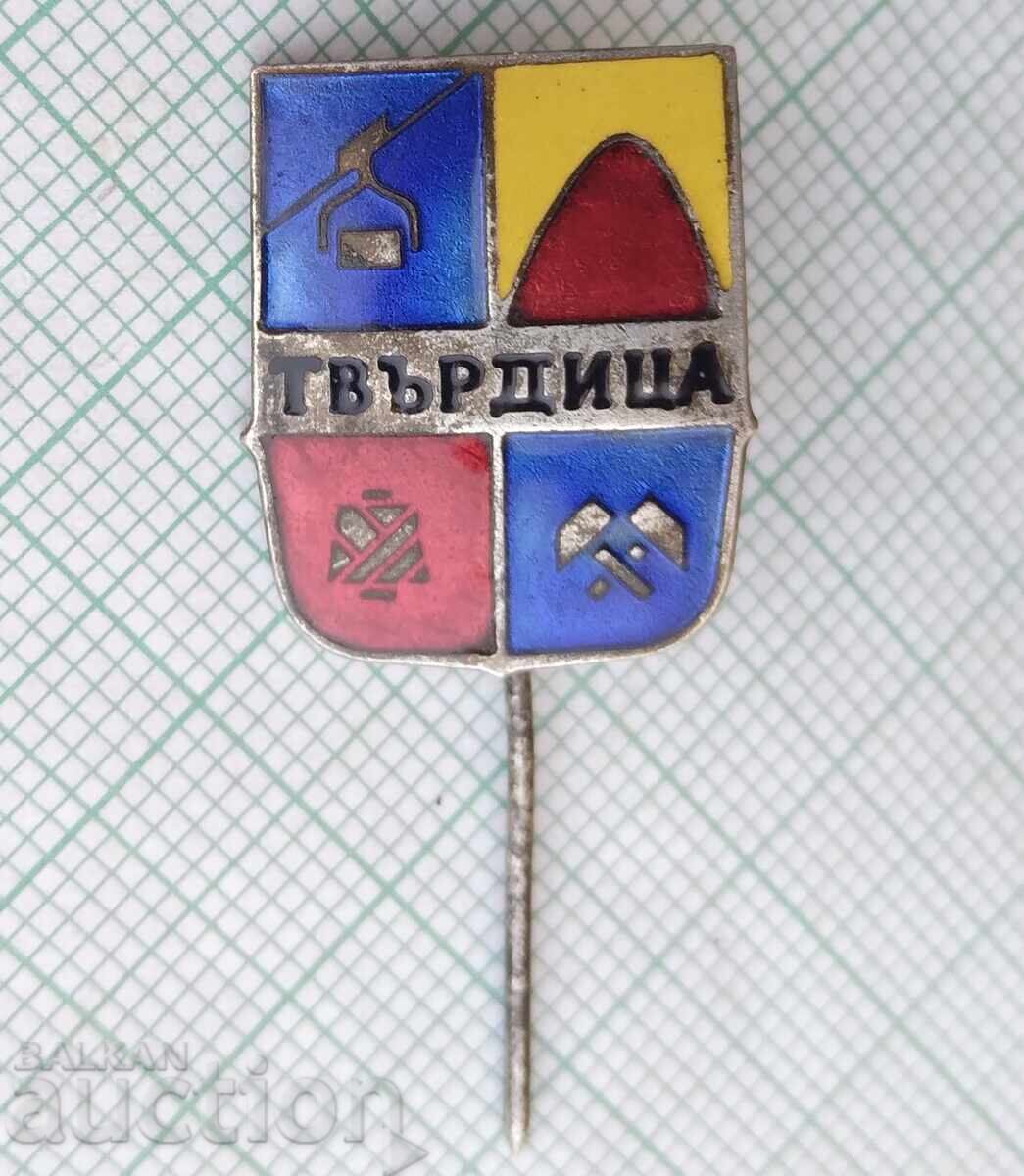 18465 Badge - coat of arms of the city of Tvarditsa - enamel with price 8.00 BGN | € 4.09 18465 Badge - coat of arms of the city of Tvarditsa - enamel with price 8.00 BGN | € 4.09