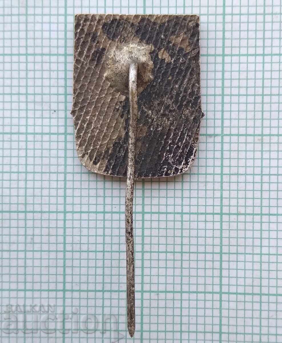 Auction 18465 Badge - coat of arms of the city of Tvarditsa - enamel Auction 18465 Badge - coat of arms of the city of Tvarditsa - enamel