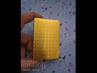 Deck of cards - GOLDEN shiny - plastic - FULL DECK