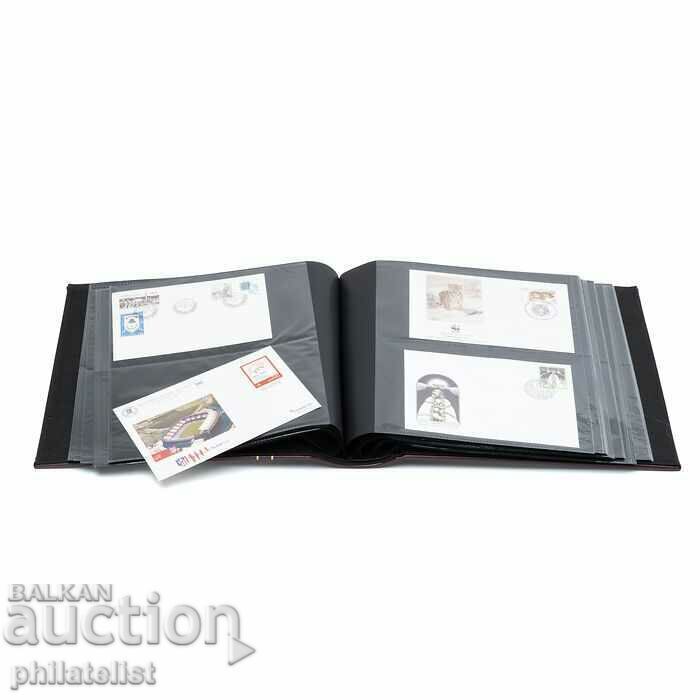 album for 200 FDC envelopes, Leuchtturm cards blue with price 79.00 BGN | € 40.39