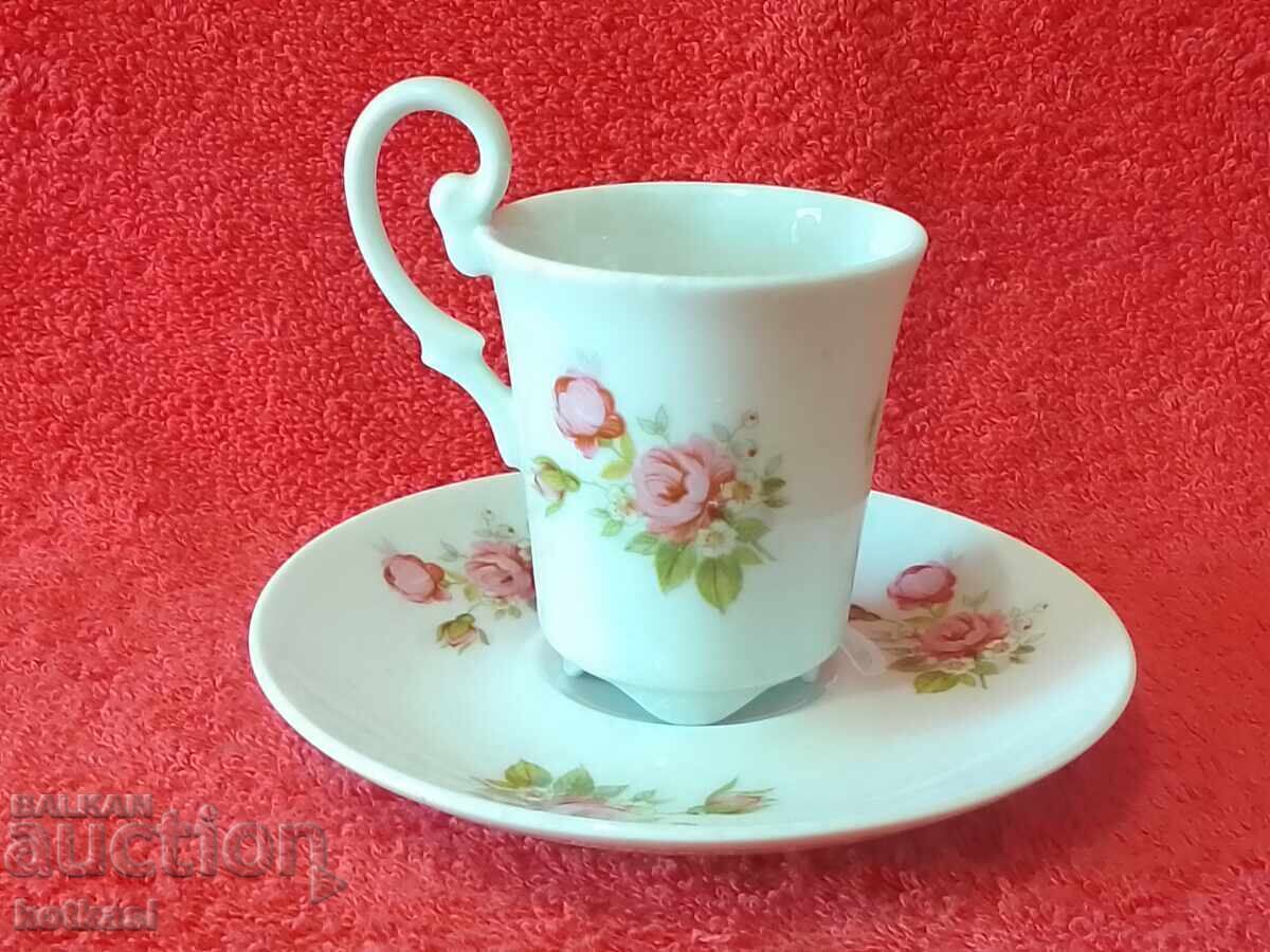 Auction  Old porcelain double set VOHENSTRAUSS JOHANN SELTMANN