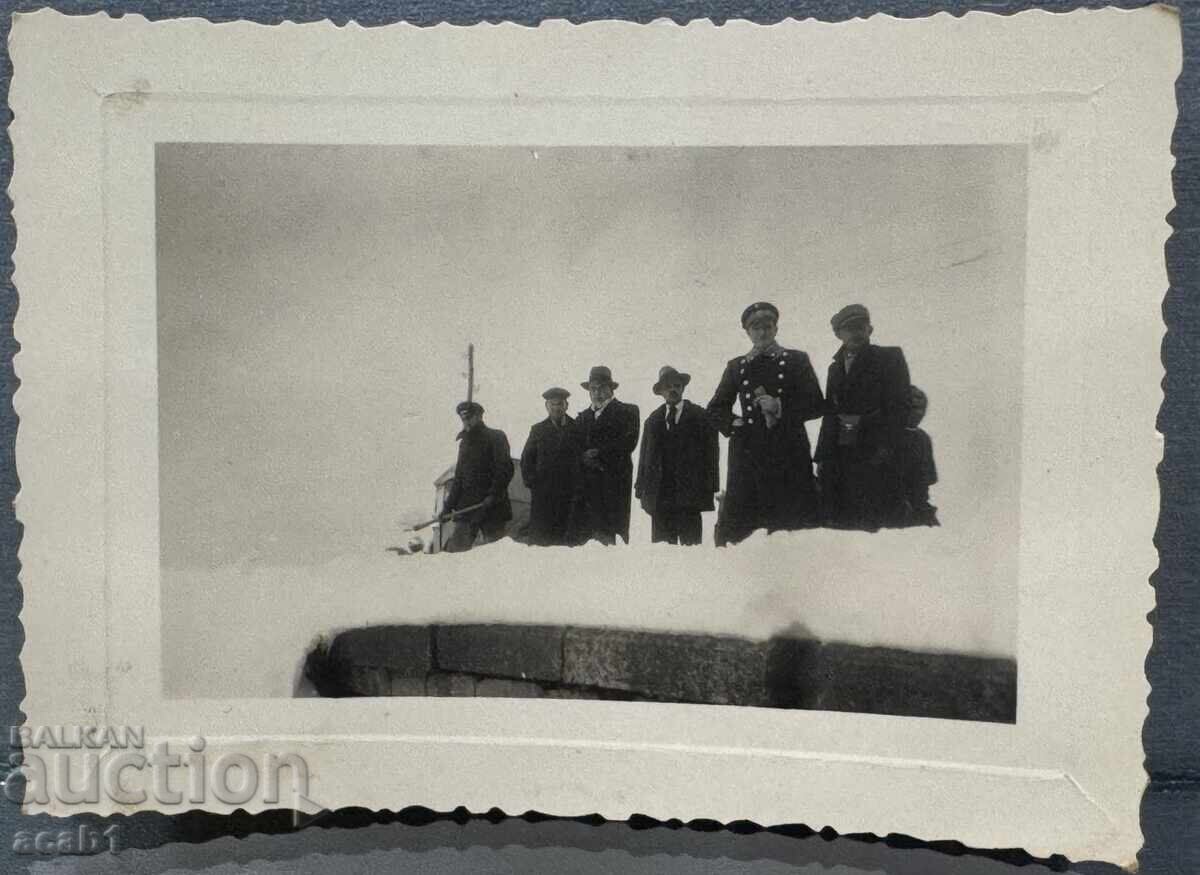 Policeman Men Winter Snow Removal Policeman Men Winter Snow Removal