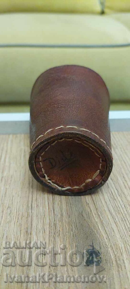 Auction  Leather dice cup