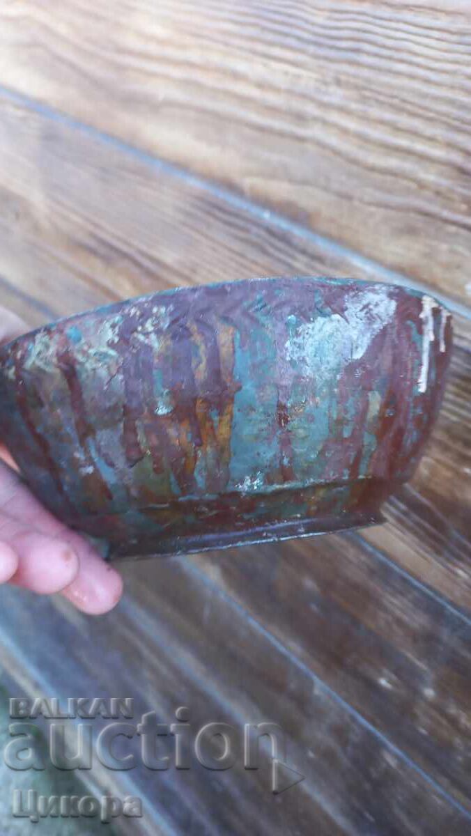 OLD COPPER PANS TASS SAUCE CUP COPPER - 5