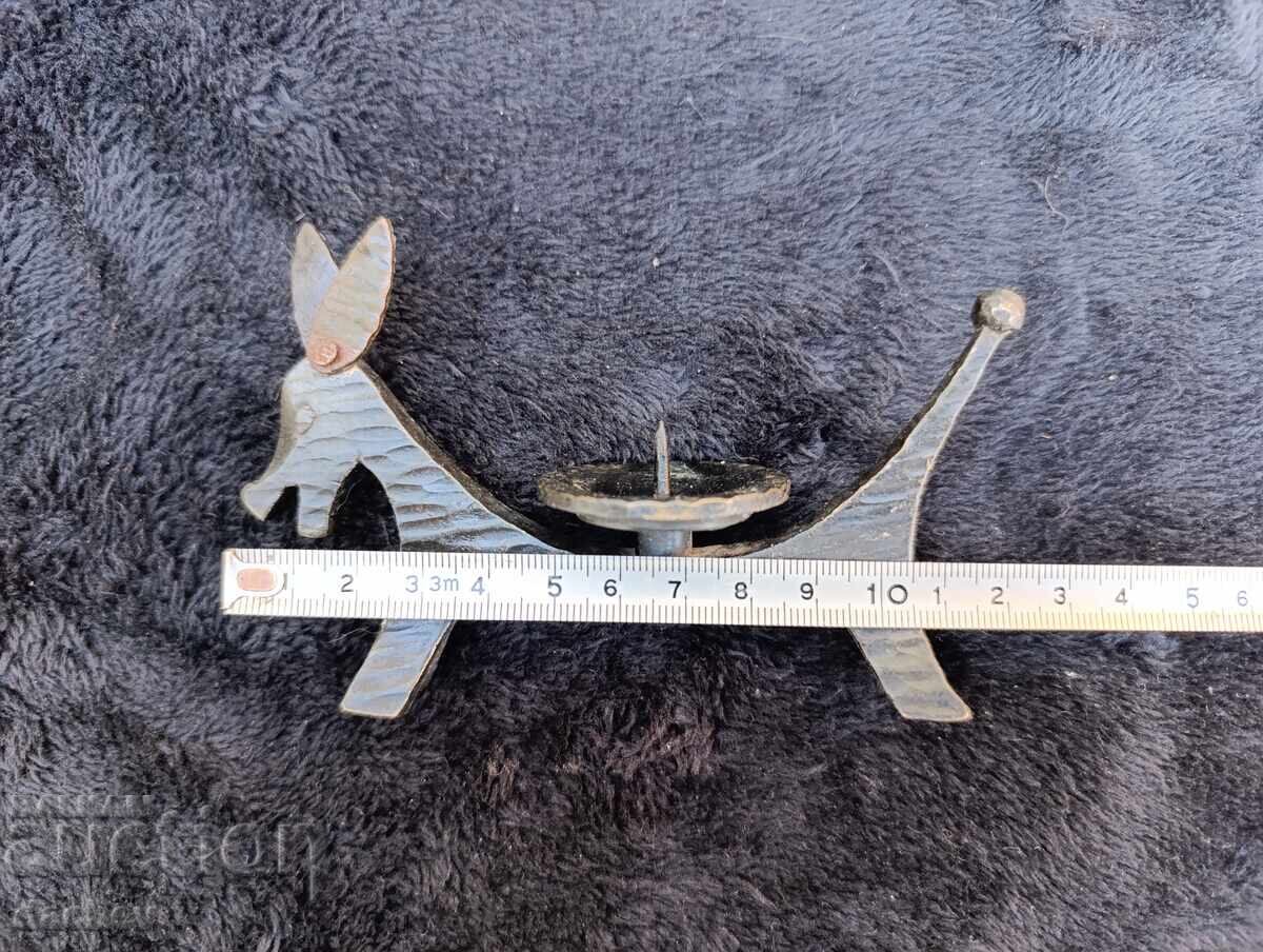 παλιό αντικέ μικρό λαμπάκι από σφυρήλατο σίδερο MAGARENZ - 7 παλιό αντικέ μικρό λαμπάκι από σφυρήλατο σίδερο MAGARENZ - 7