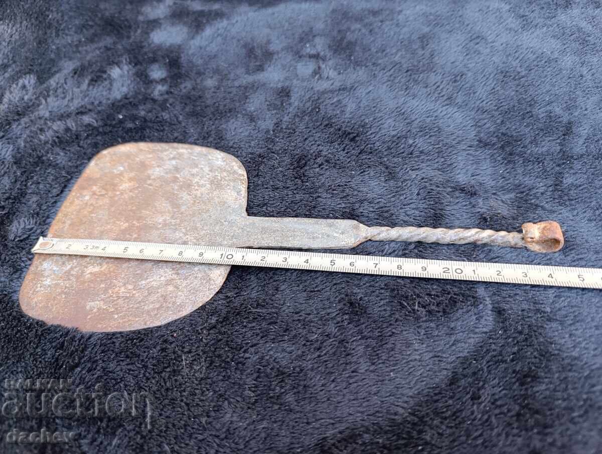 Стара ГОЛЯМА кована огрипка угрипка огрибка 19-и Век - 6