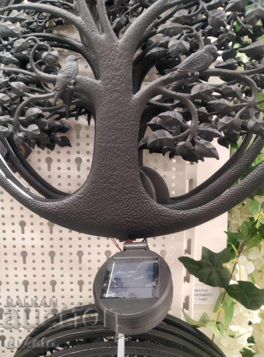 Solar decorative tree Mavro with birds METAL Ø40cm with price 26.00 BGN | € 13.29