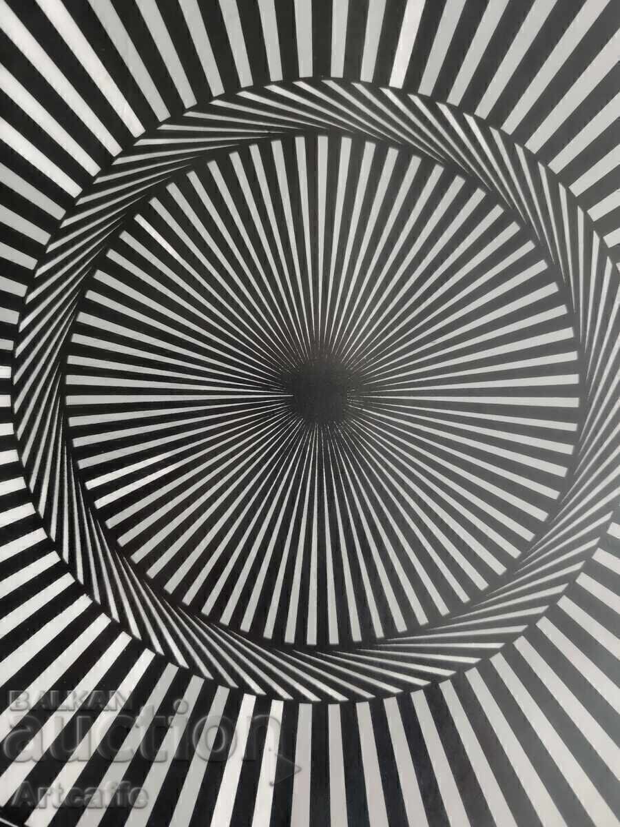 Poster with a contemporary abstract design - 5 Poster with a contemporary abstract design - 5