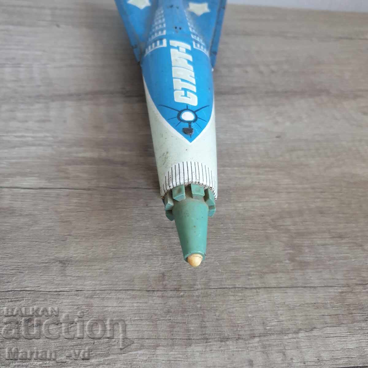 Old tin toy rocket Start-1 - 7