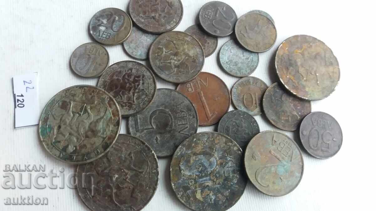 22 NUMBER OF COINS with price 1.99 BGN | € 1.02 22 NUMBER OF COINS with price 1.99 BGN | € 1.02