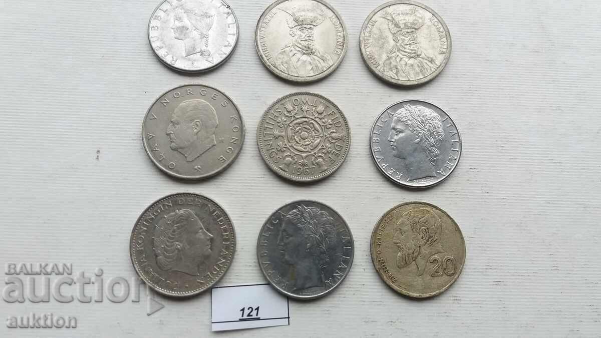 9 NUMBERS OF DIFFERENT COINS FROM AROUND THE WORLD - 7